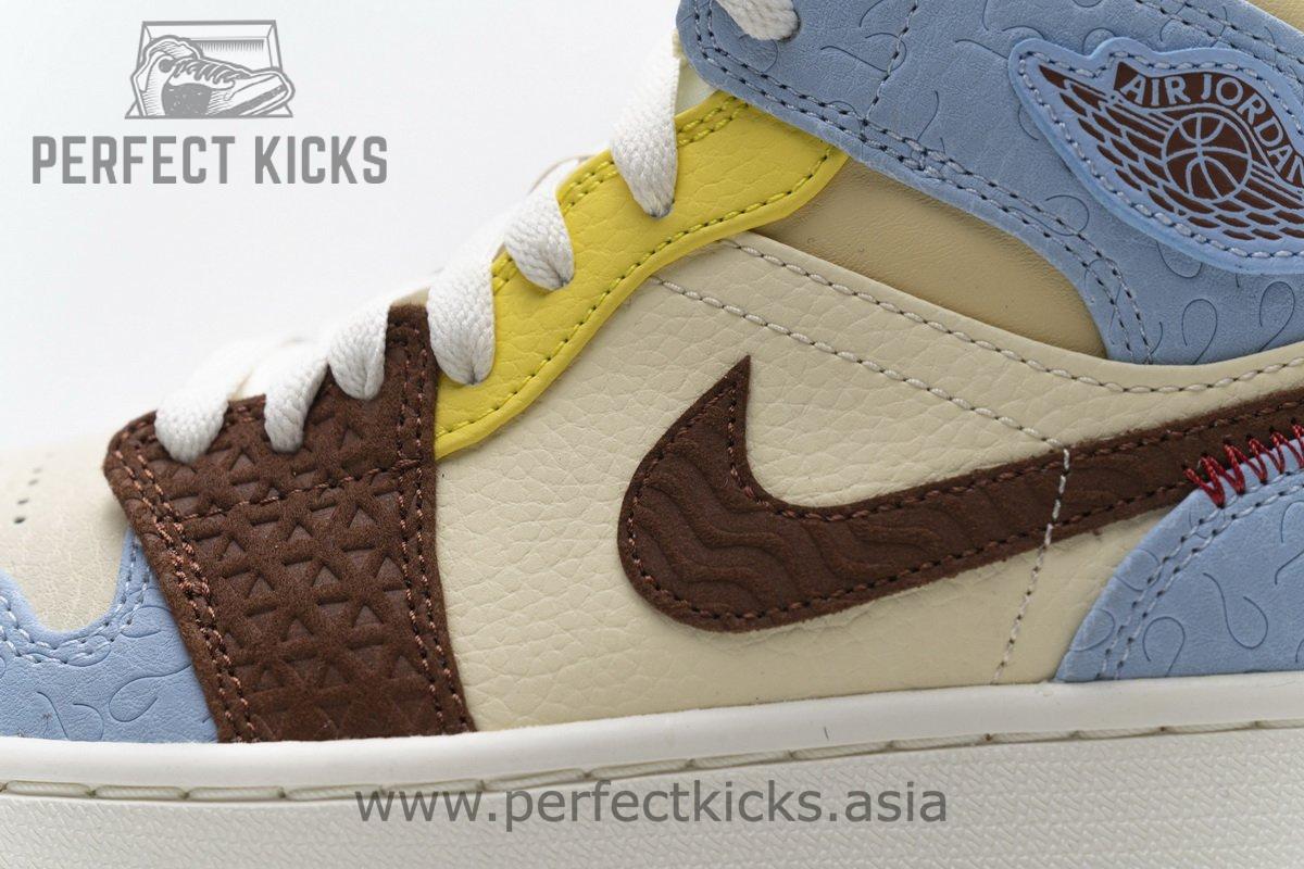 CU2803-200 Air Jordan 1 Mid SE “Maison Chateau Rogue Fearless” - Image 10