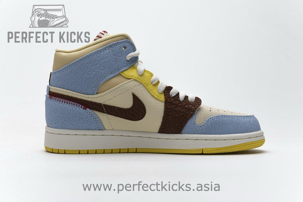 CU2803-200 Air Jordan 1 Mid SE “Maison Chateau Rogue Fearless” - Image 16