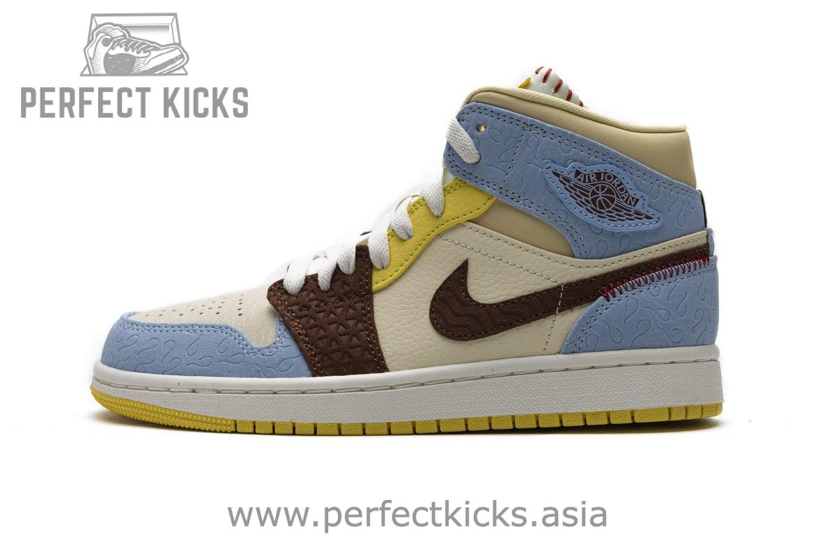 CU2803-200 Air Jordan 1 Mid SE “Maison Chateau Rogue Fearless” - Image 17