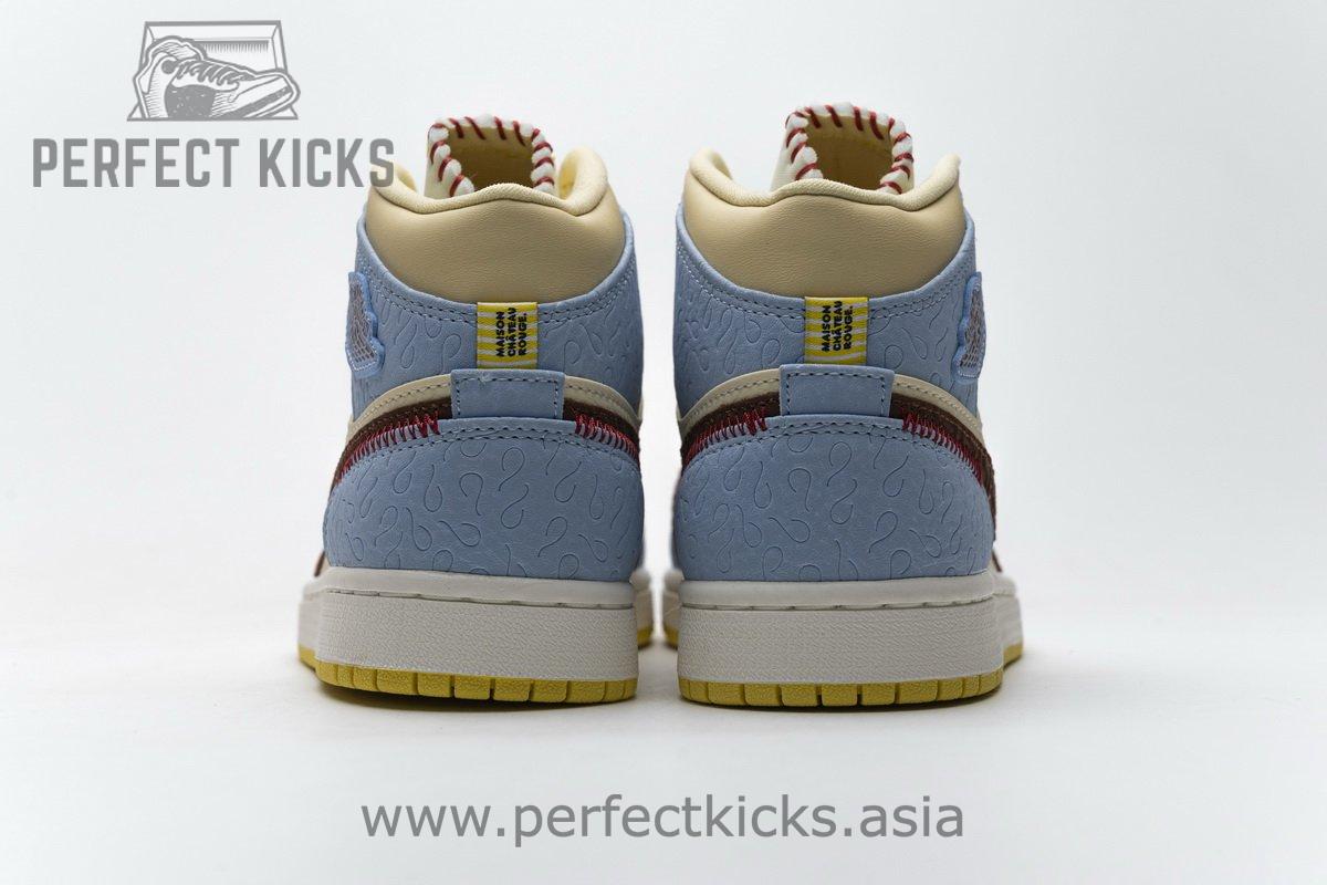 CU2803-200 Air Jordan 1 Mid SE “Maison Chateau Rogue Fearless” - Image 4