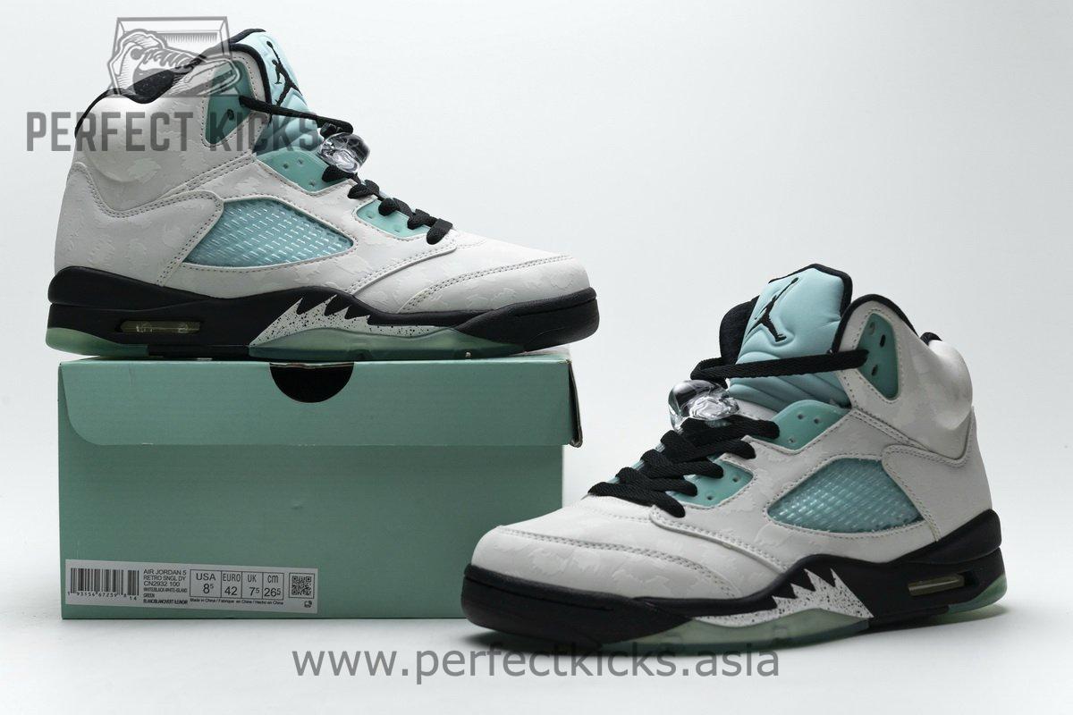 CN2932-100 Air Jordan 5 Retro "Island Green" - Image 2