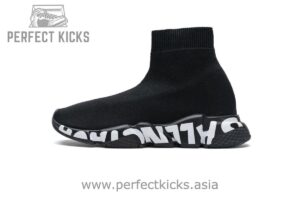 Balenciaga Stretch Mesh High Top Sneaker All Black