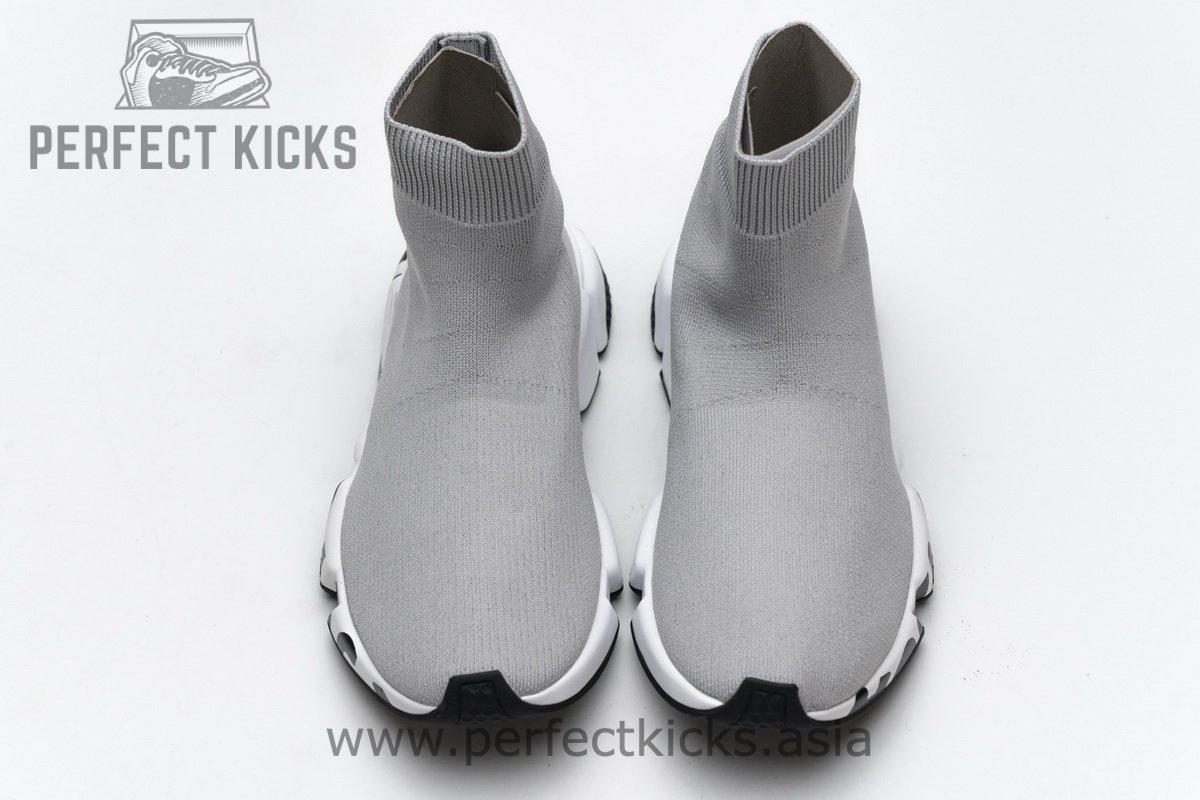 Balenciaga Stretch Mesh High Top Sneaker Grey - Image 4