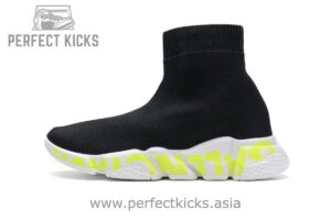 Balenciaga Stretch Mesh High Top Sneaker Black White