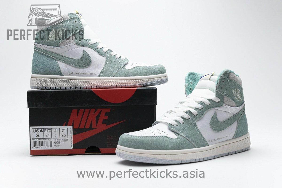555088-311 Air Jordan 1 OG Hi Retro“Turbo Green” - Image 2