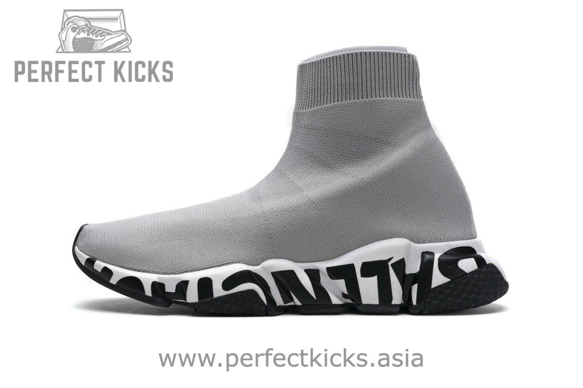 Balenciaga Stretch Mesh High Top Sneaker Grey - Image 16