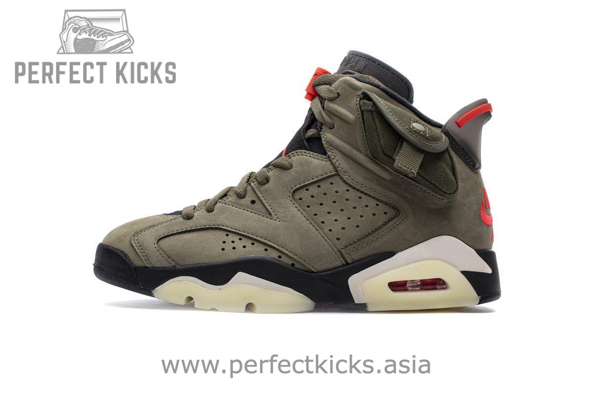 Travis Scott X Air Jordan 6 “Medium Olive”