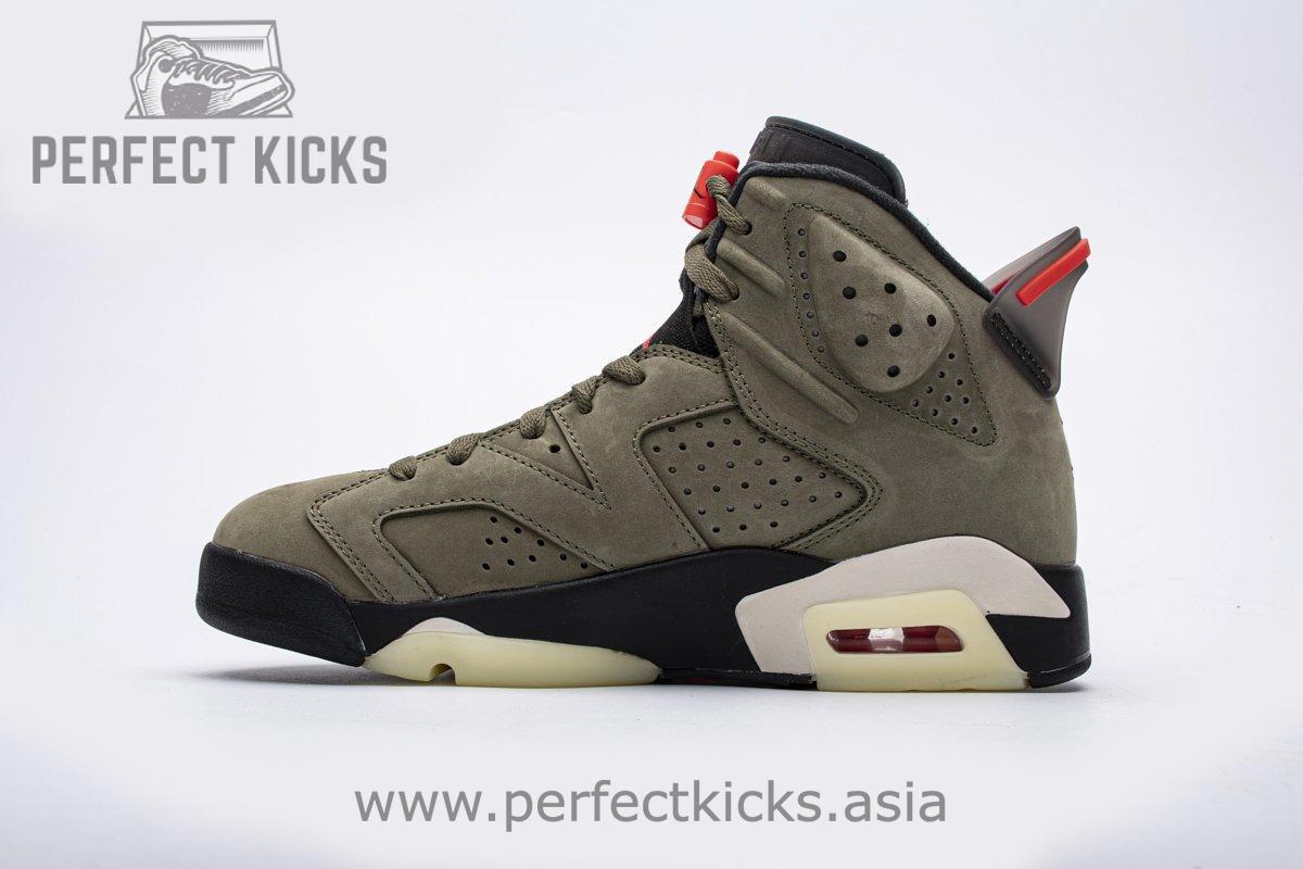 Travis Scott X Air Jordan 6 “Medium Olive” - Image 3