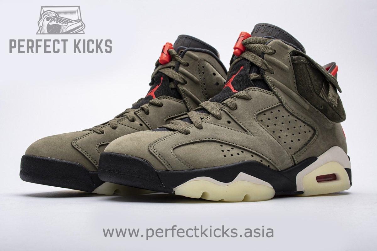 Travis Scott X Air Jordan 6 “Medium Olive” - Image 2