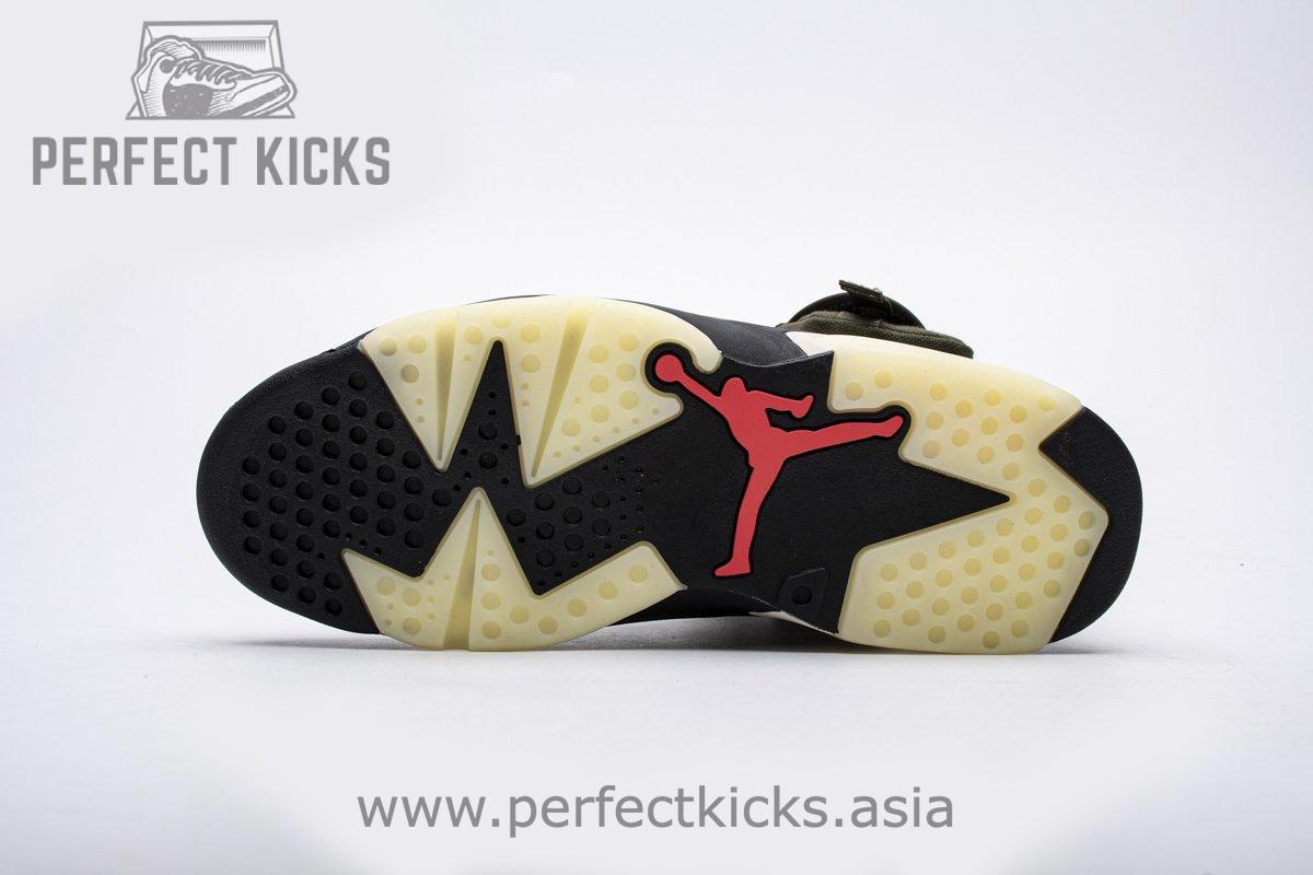 Travis Scott X Air Jordan 6 “Medium Olive” - Image 6