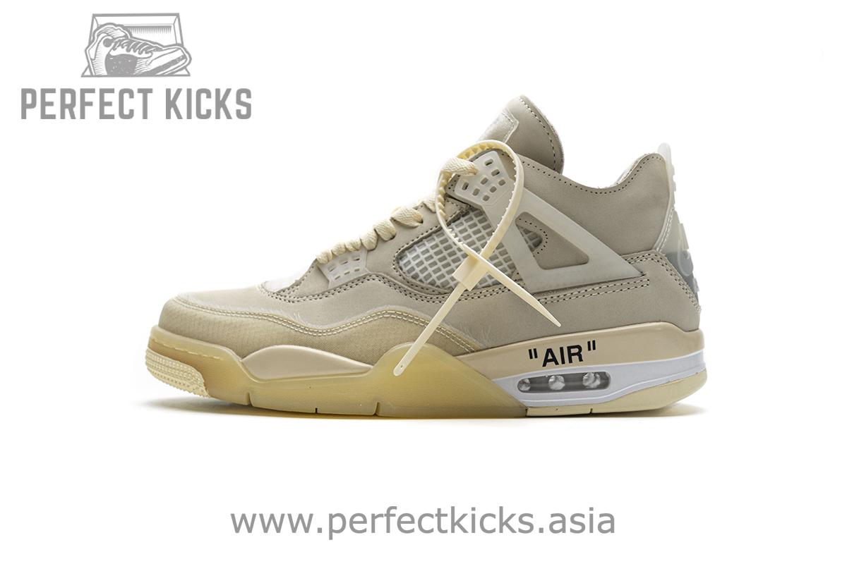 OFF White x Air Jordan 4 Sail