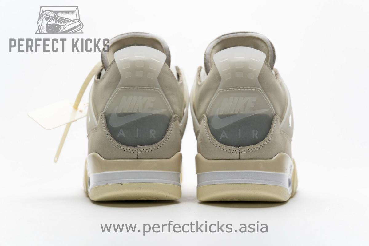 OFF White x Air Jordan 4 Sail - Image 7