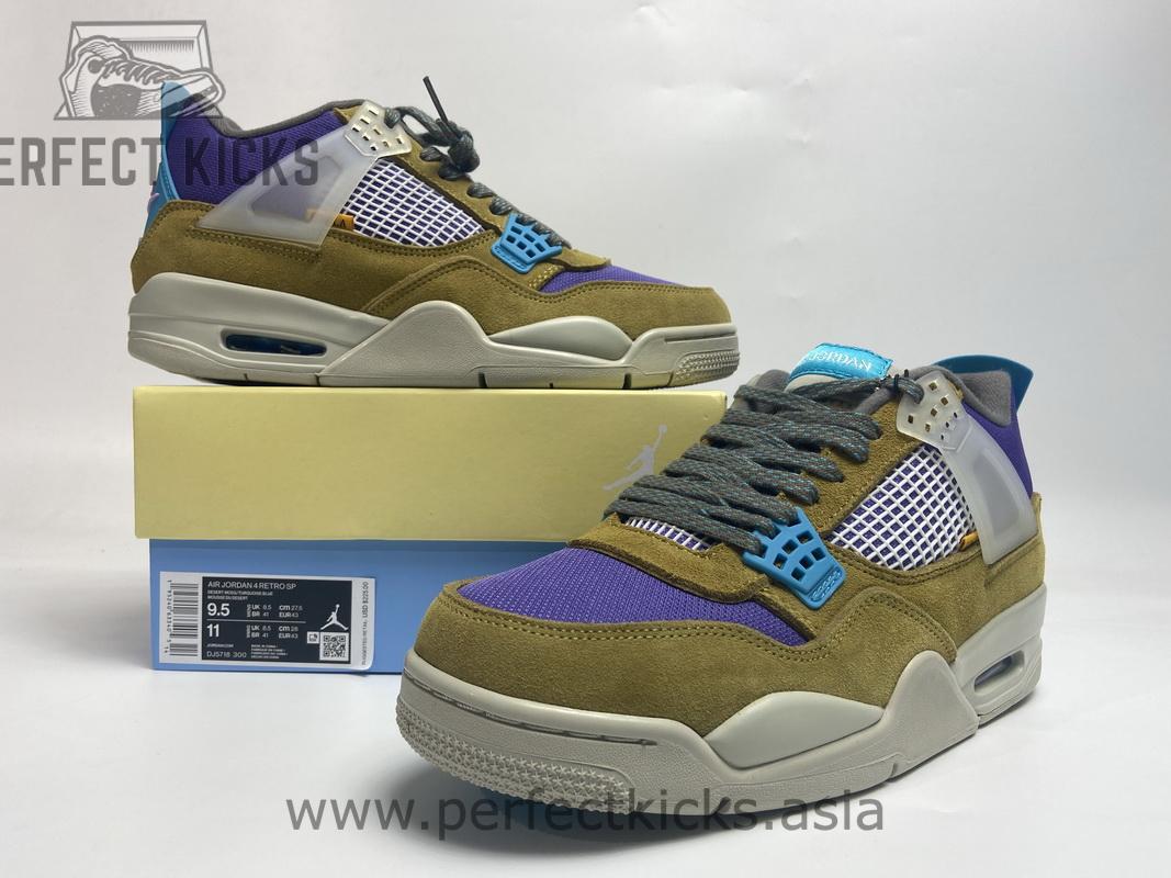 Union LA x Air Jordan 4 Retro SP Desert Moss - Image 2