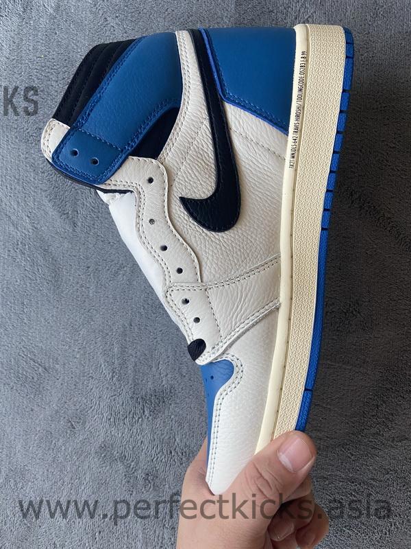 Fragment x Travis Scott x Air Jordan 1 High OG Military - Image 6