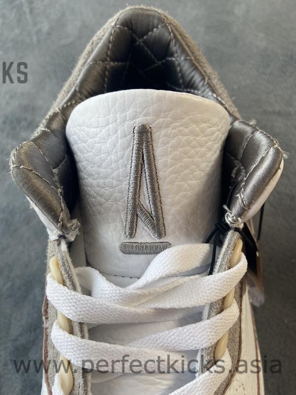 A Ma Maniere x Air Jordan 3 Retro SP Medium Grey - Image 6