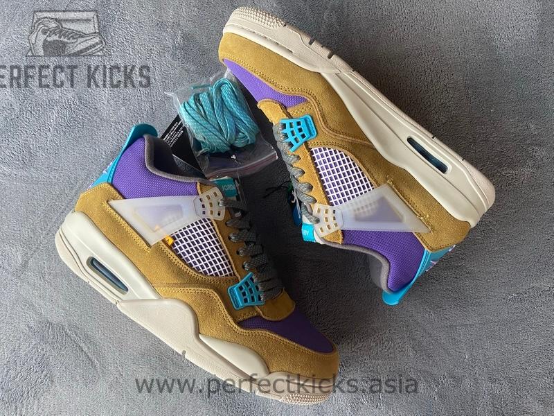 Union LA x Air Jordan 4 Retro SP Desert Moss - Image 3