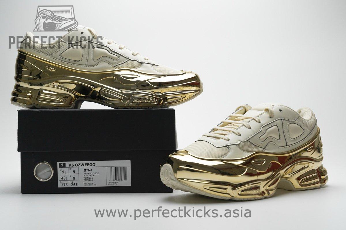 EE7943 adidas X Raf Simons Ozweego White Gold Metallic - Image 6