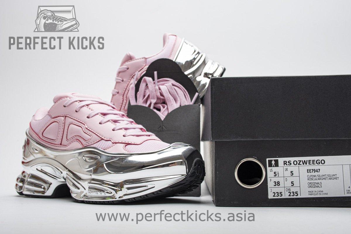 EE7947 adidas X Raf Simons Ozweego Pink Silver Metallic - Image 3