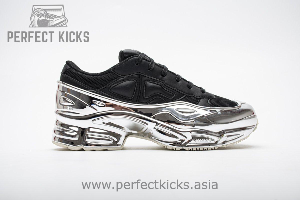 EE7944 adidas X Raf Simons Ozweego Black Silver Metallic - Image 2