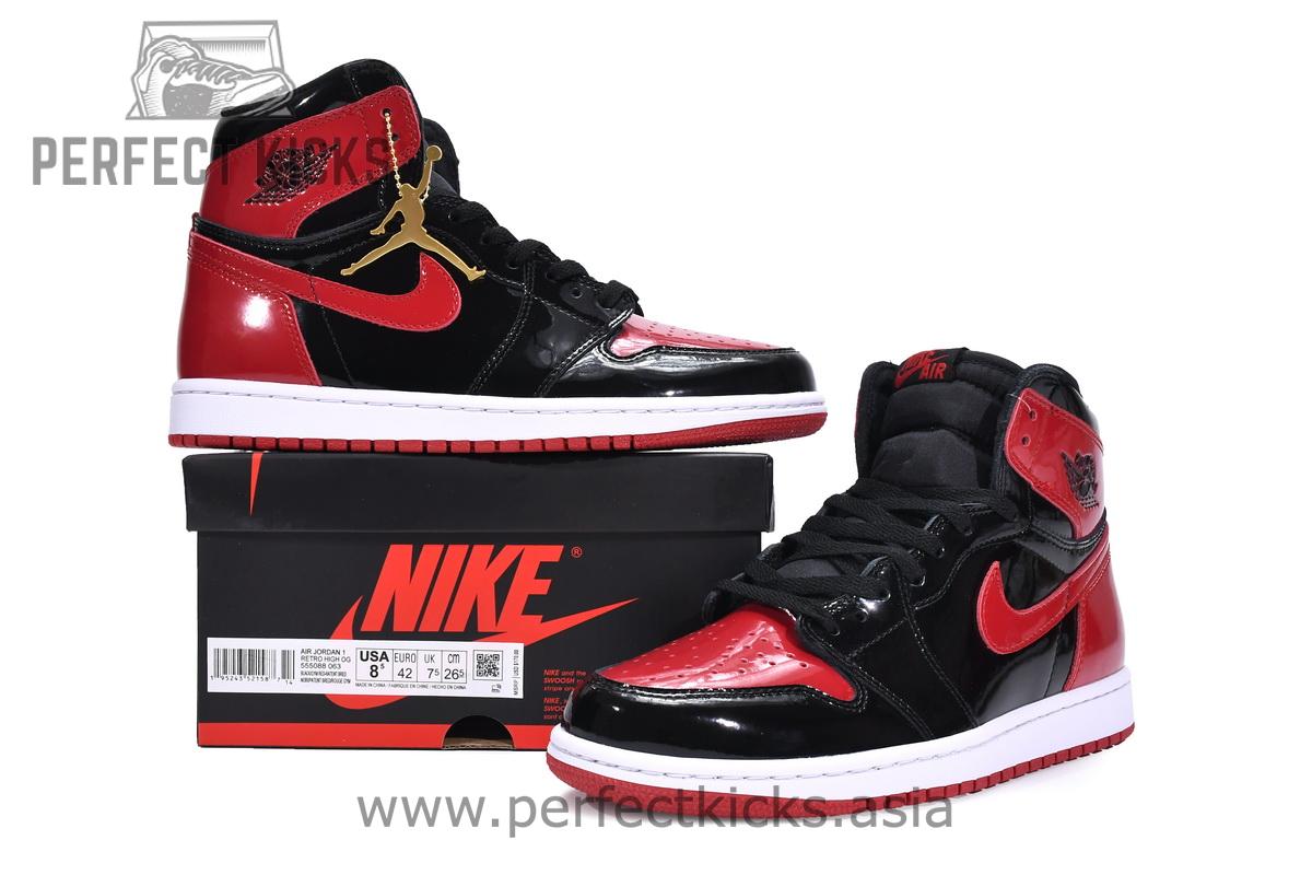 Air Jordan 1 High OG Bred Patent - Image 2