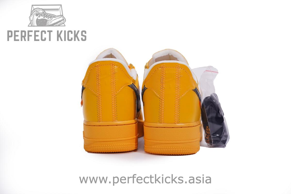 Off-White x Nike Air Force 1 Low University Gold - Image 4