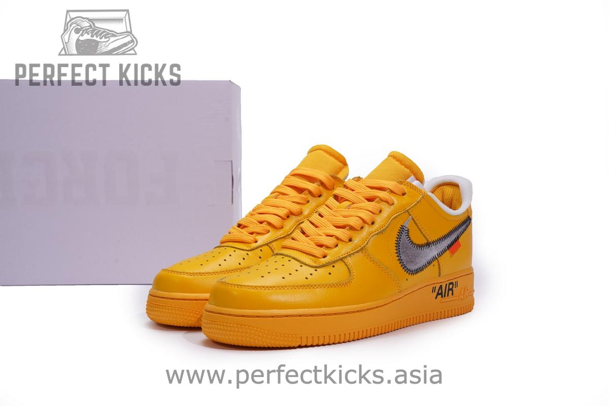 Off-White x Nike Air Force 1 Low University Gold - Image 3