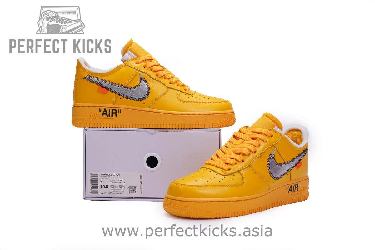 Off-White x Nike Air Force 1 Low University Gold - Image 2