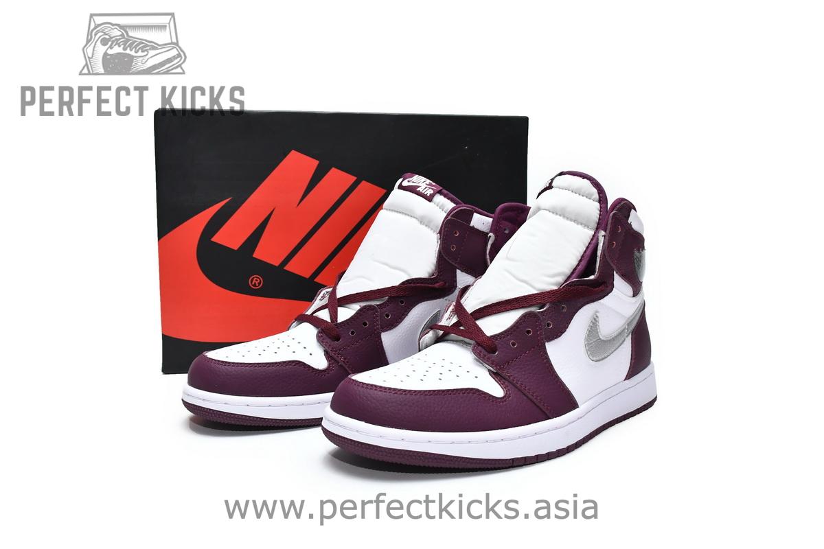 555088-611 Air Jordan 1 High OG Bordeaux - Image 2