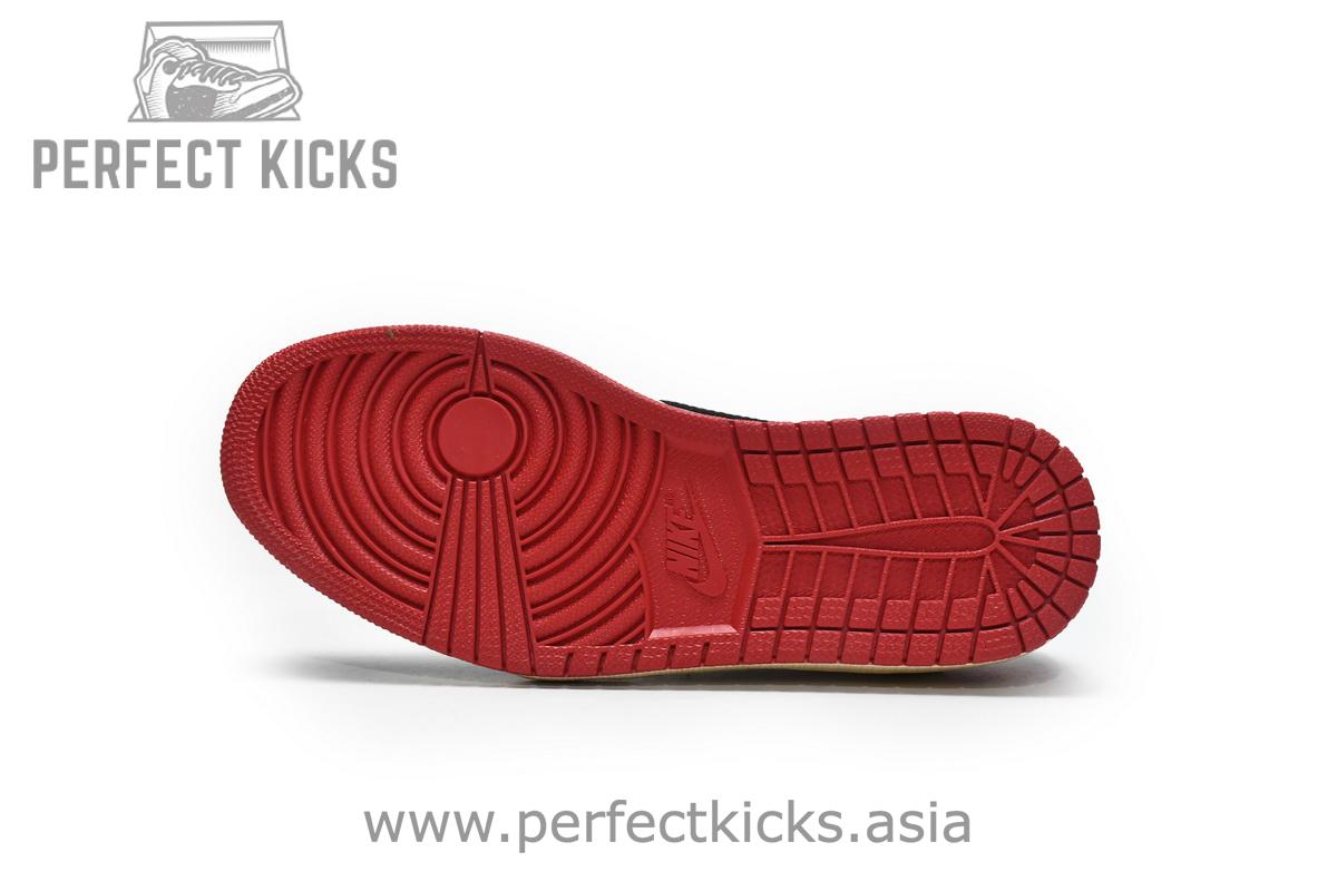 DM7866-166 Travis Scott x Air Jordan 1 Low Black Red - Image 8