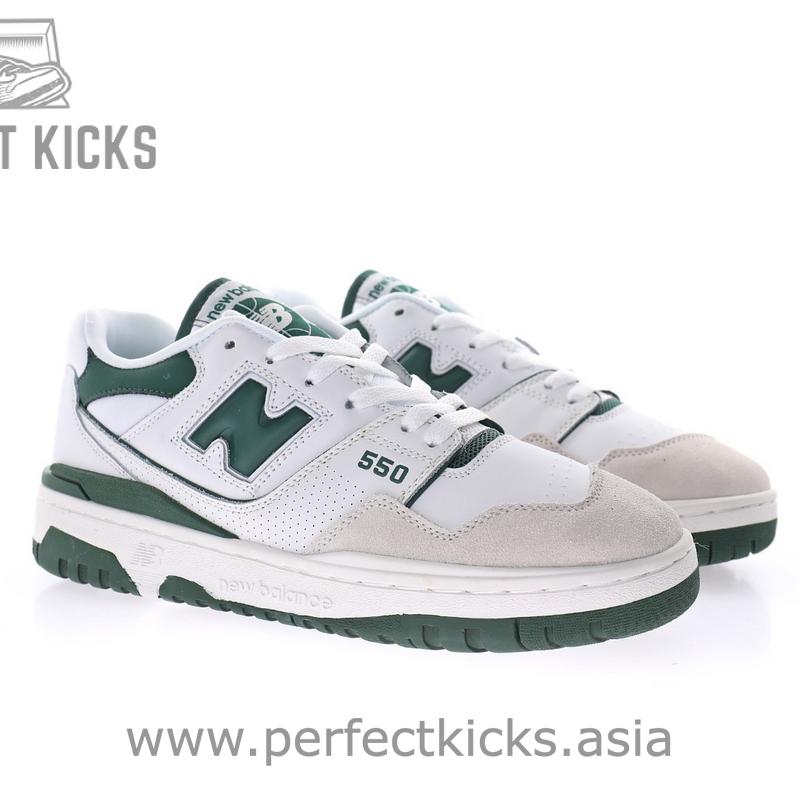 New Balance BB550WT1 White Green Blue - Image 3