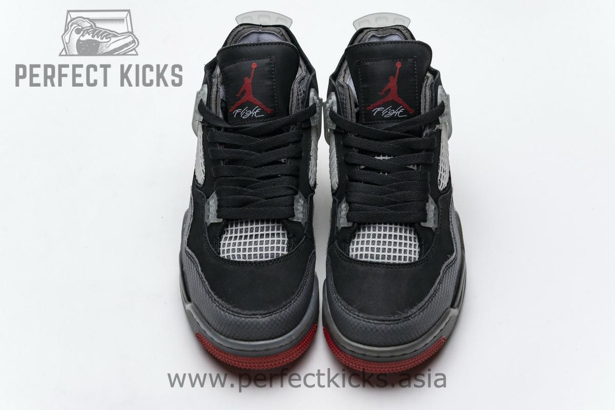 CV9388-001 OFF White x Air Jordan 4 Bred - Image 4