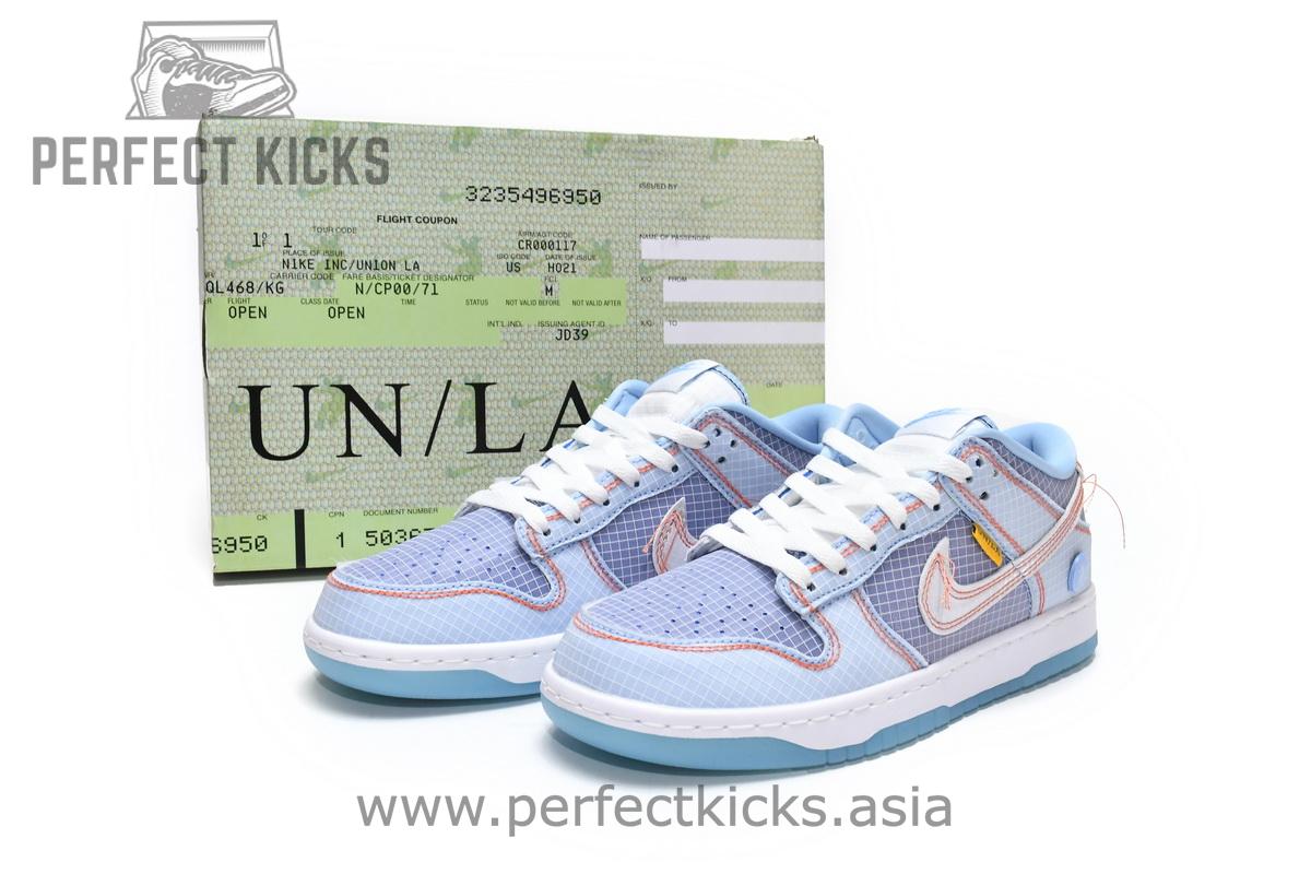 DJ9649-400 Union LA x Nike Dunk Low Blue - Image 2
