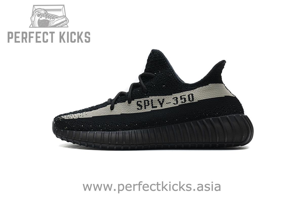 BY1604 Adidas Yeezy Boost 350 V2 Core Black-White Real Boost