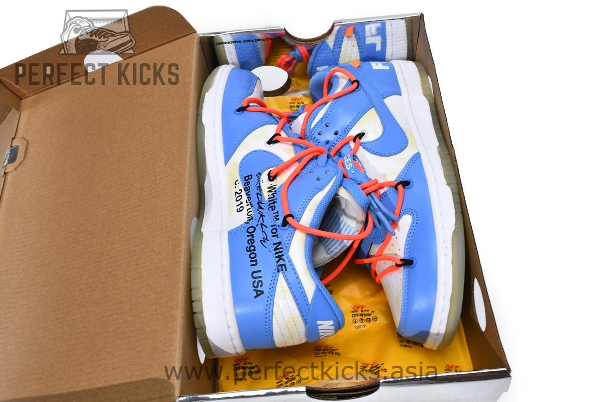 DD0856-403 Off White x Futura x Dunk Low SB UNC - Image 4