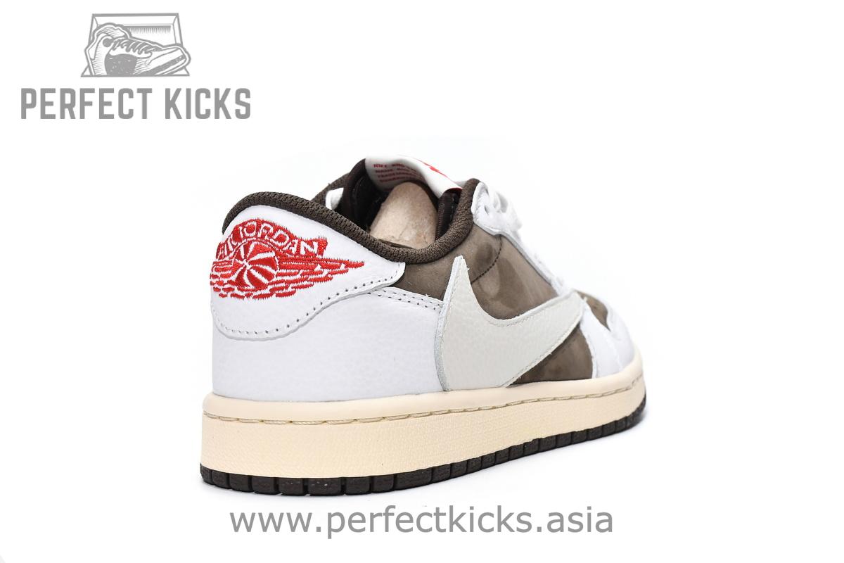 Travis Scott x Air Jordan DM2508-586 1 Low OG - Reverse Mocha - Image 6