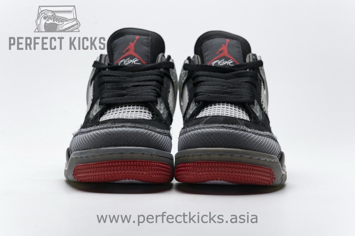 CV9388-001 OFF White x Air Jordan 4 Bred - Image 5