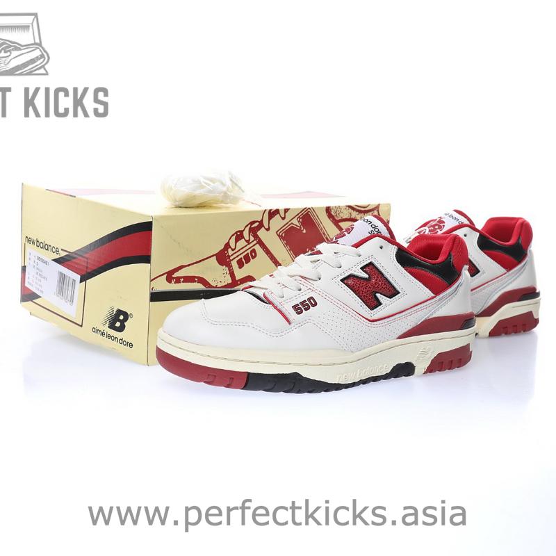 New Balance BB550SE1 White Red - Image 2