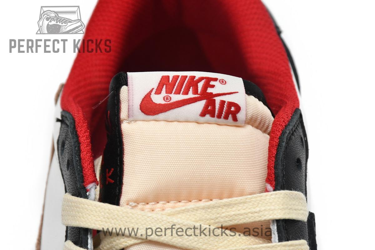 DM7866-166 Travis Scott x Air Jordan 1 Low Black Red - Image 6