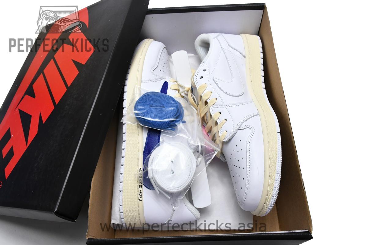DM6839-186 Travis Scott x Air Jordan 1 Low WhiteBlue - Image 4