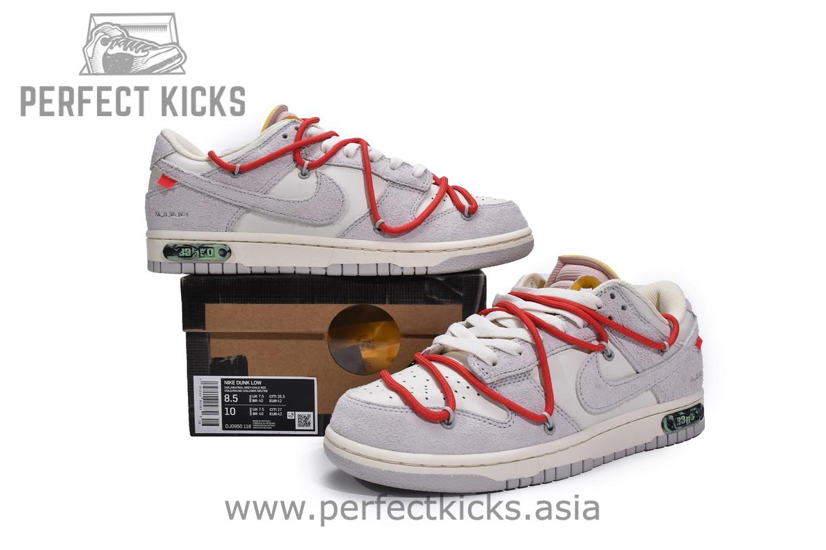 DJ0950-118 OFF WHITE x Nike Dunk SB Low The 50 NO.33 - Image 3