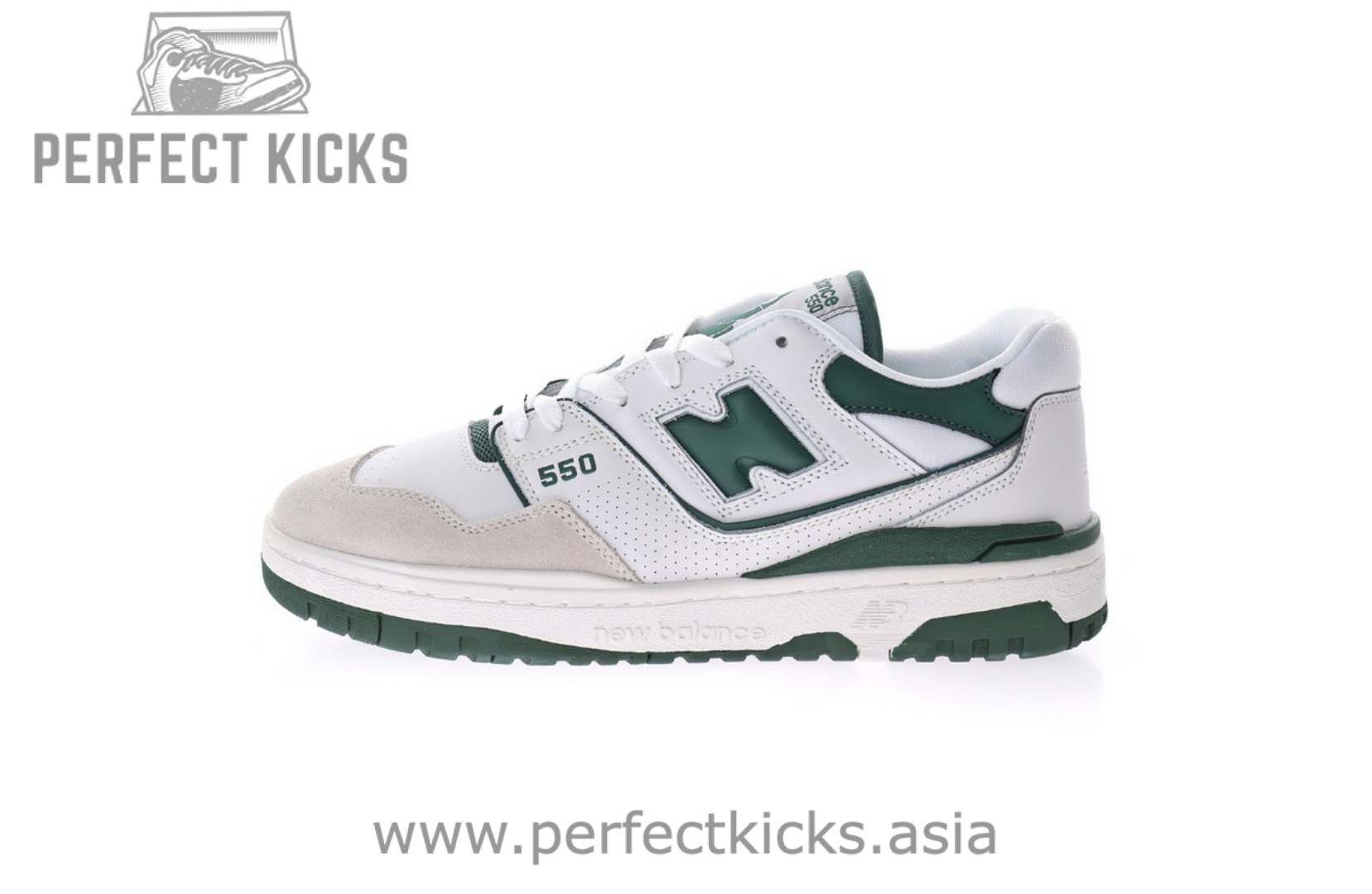 New Balance BB550WT1 White Green Blue
