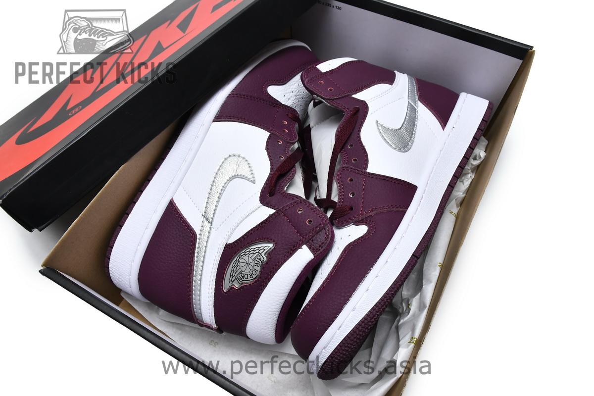 555088-611 Air Jordan 1 High OG Bordeaux - Image 3