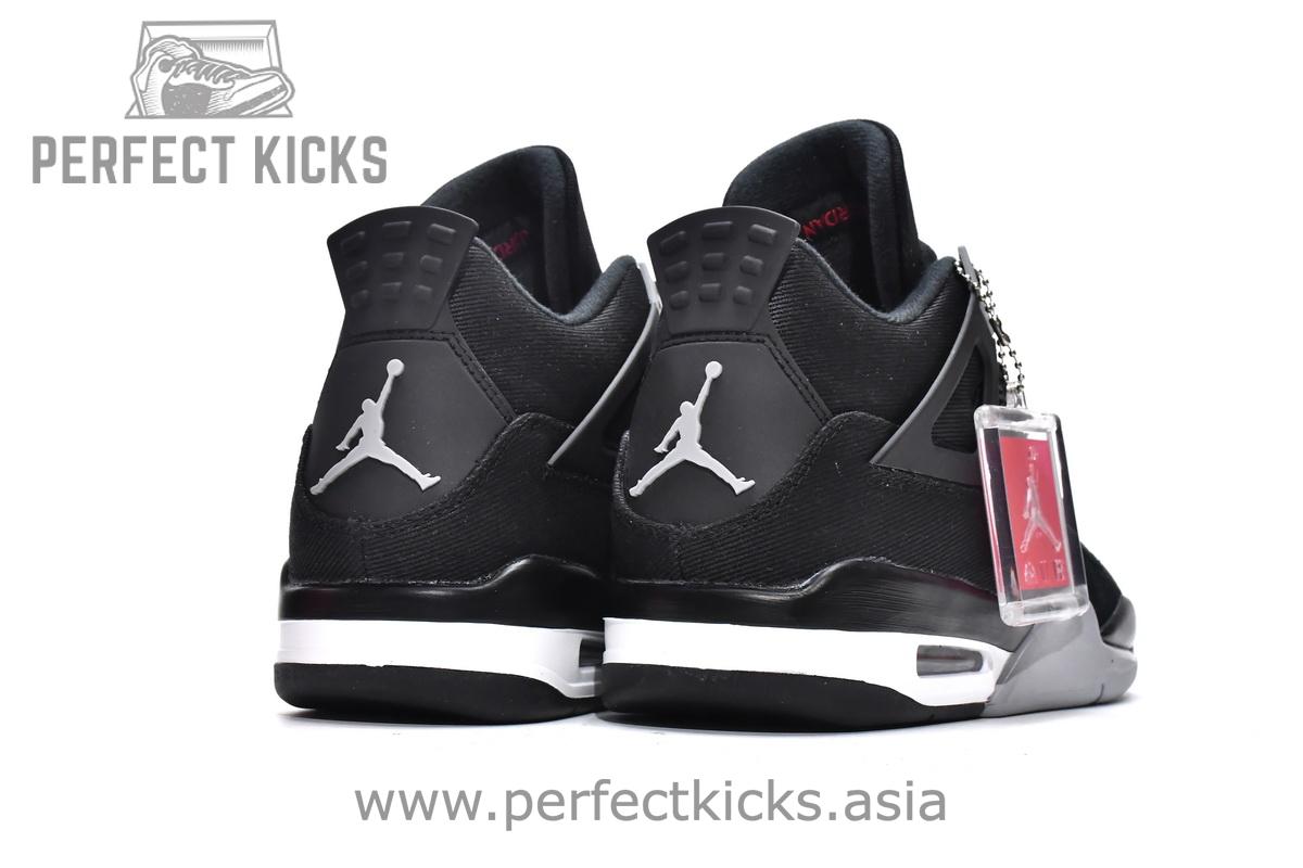 Air Jordan 4 Black Canvas - Image 5