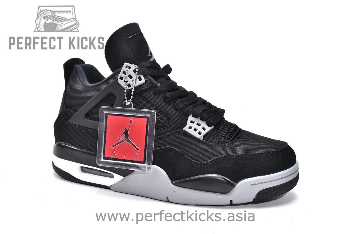 Air Jordan 4 Black Canvas - Image 6