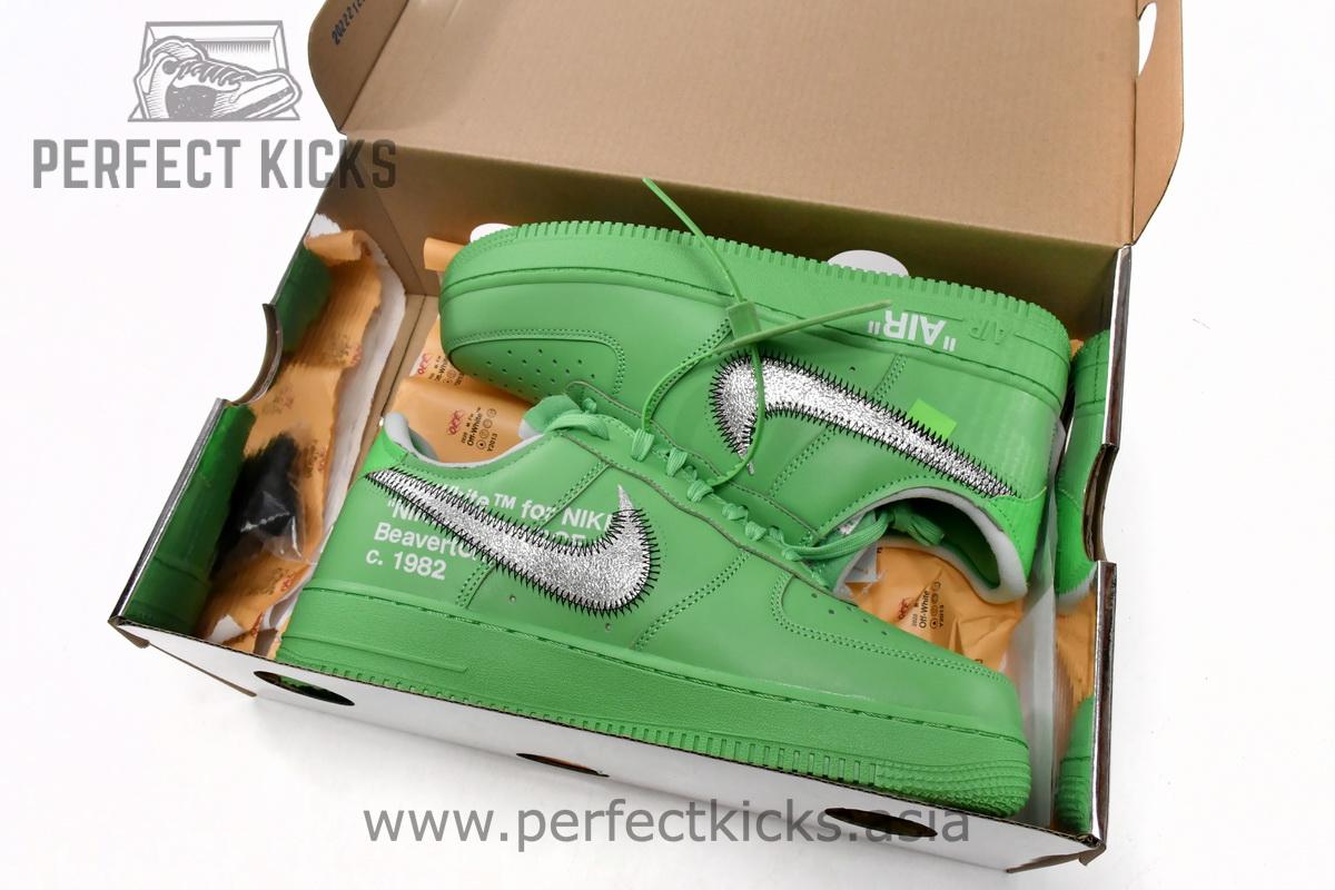 OFF White X Air Force 1 Low Green - Image 3